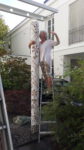 Mosaic- Column at the entrance to my ATELIER- House